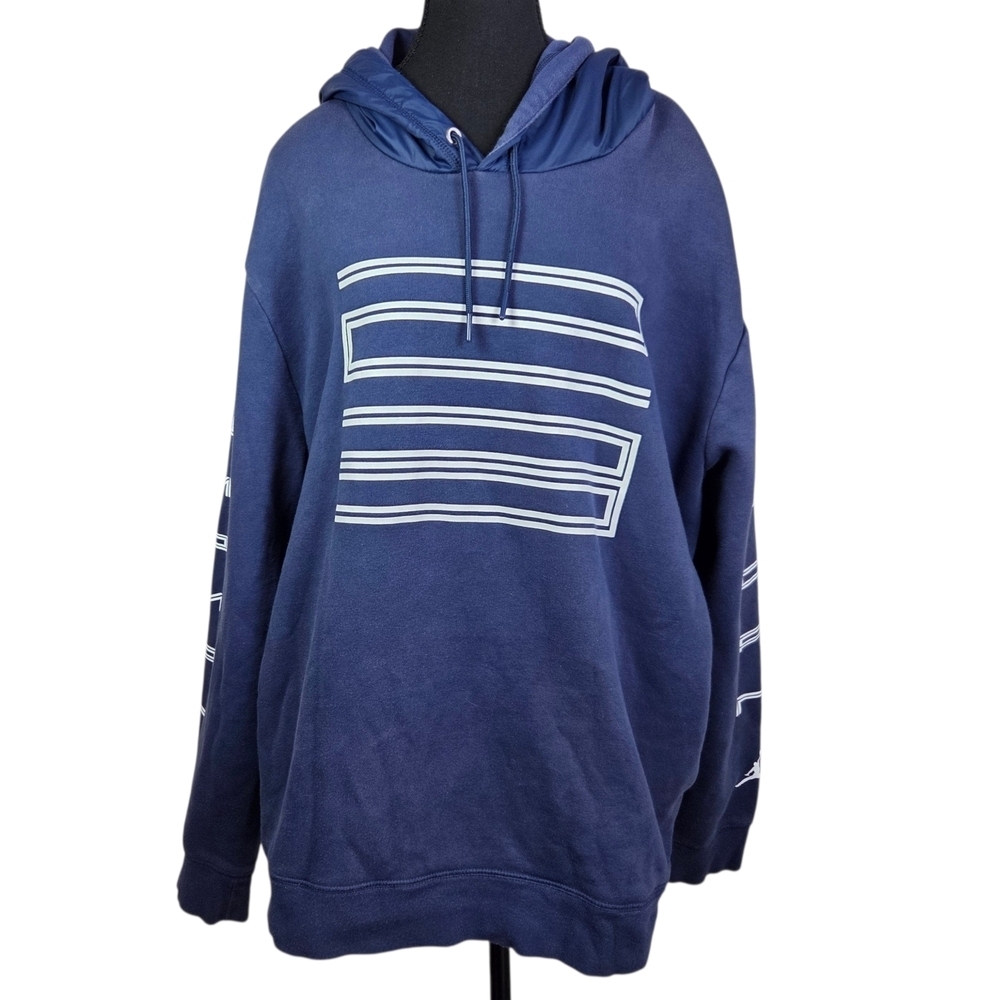 Nike Air Jordan " Win Like 82" Navy Blue Striped Hoodie Size XXL